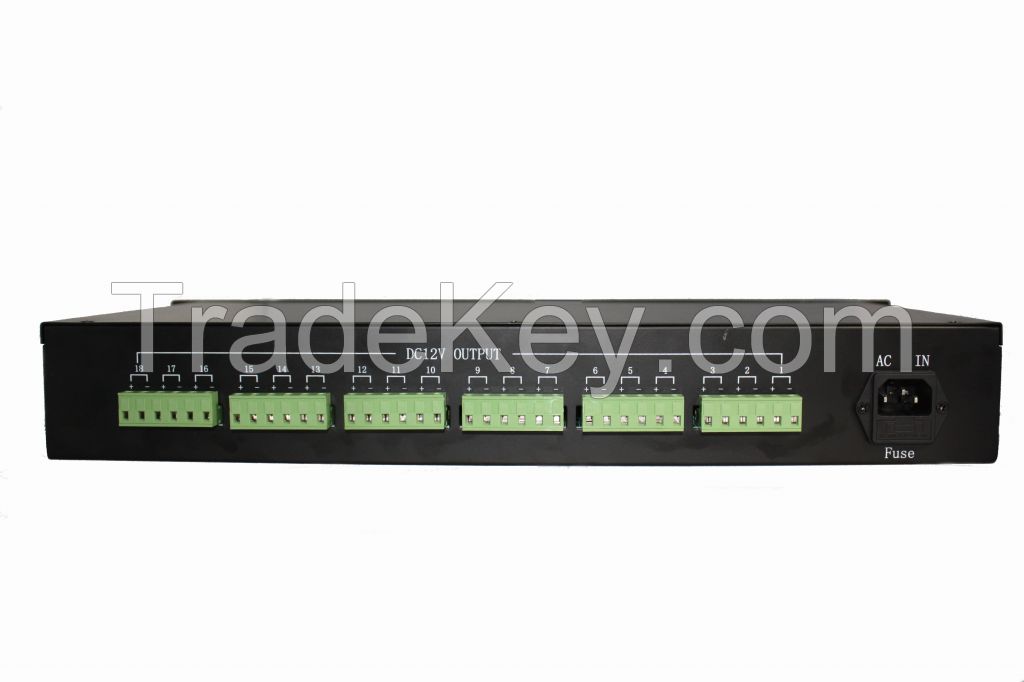 DC12V 20A 18Channel rackmount power