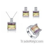 2013 fashion trendy sterling silver turkish jewelry set