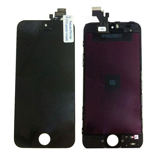 Complete LCD Digitizer with Frame Assembly for iPhone 5- white/Black