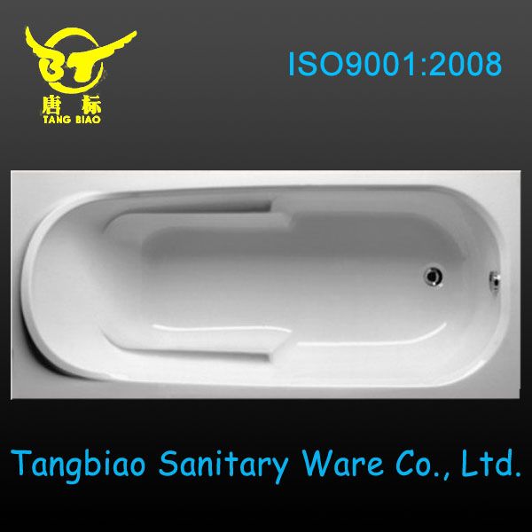 High quality acrylic bathtub, indoor bathtub, manufacturer from China