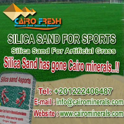 High quality cheap prices silica sand for synthetic grass From Egypt
