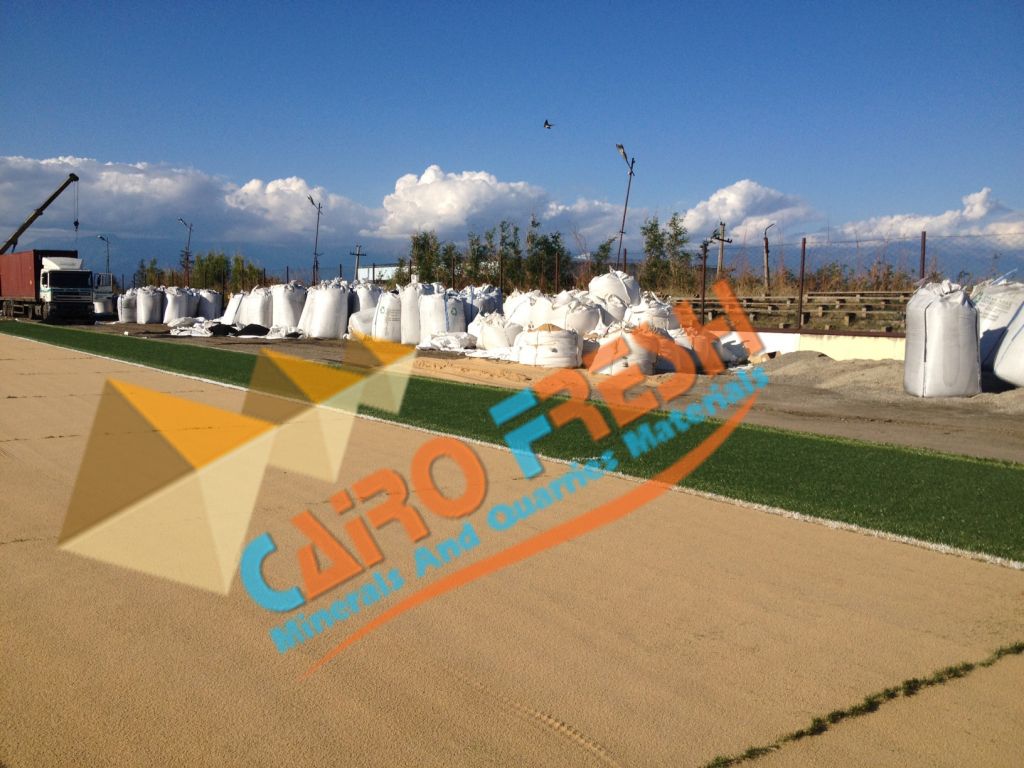 High quality cheap prices silica sand for synthetic grass From Egypt