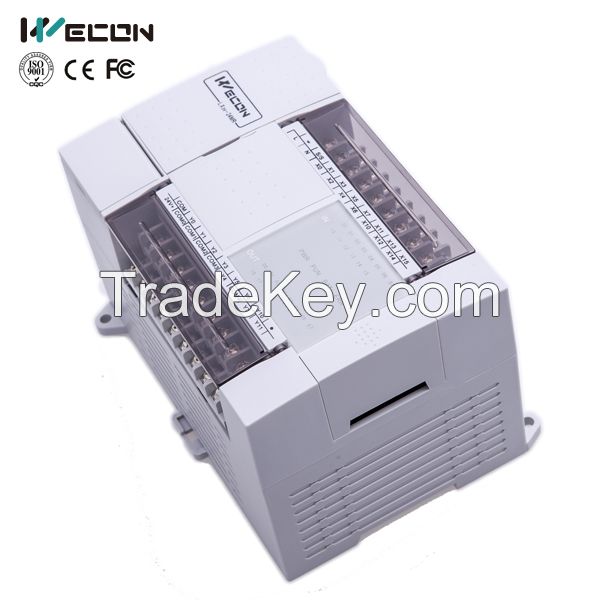 Wecon LX 24 I/O low price mini plc hmi and plc module go with