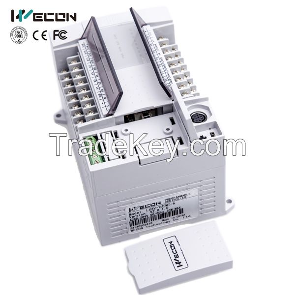 Wecon LX 24 I/O low price mini plc hmi and plc module go with