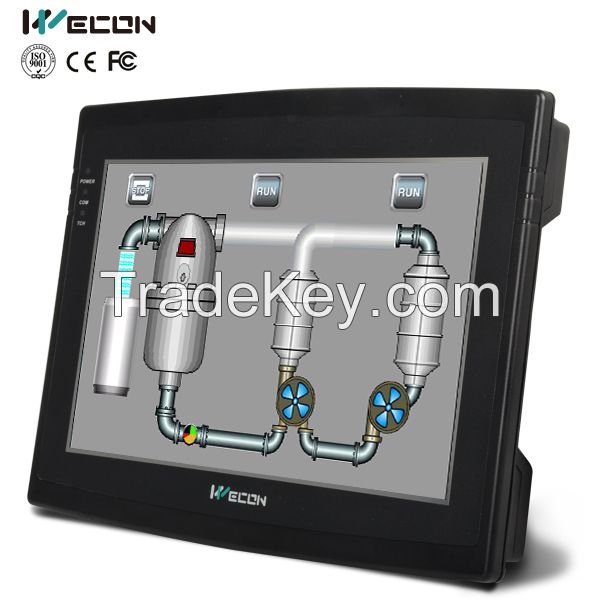 Wecon 10.2" human machine interface(hmi) applicable to most brand plc