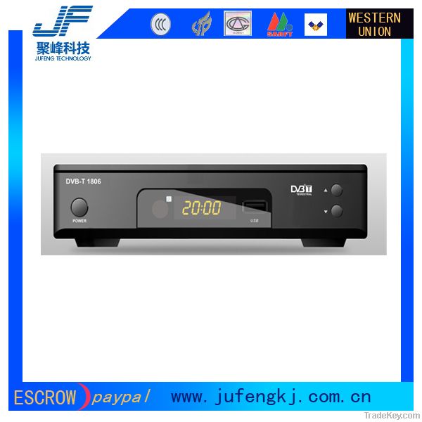 Set Top Box Terrestrial Receivers, DVB-T Digital Receiver With 2 and 8