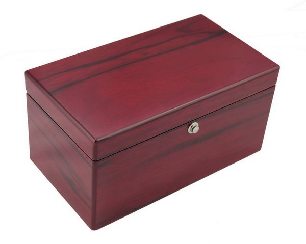 high gloss finish wooden jewelry box