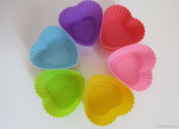 silicone muffin cake mould