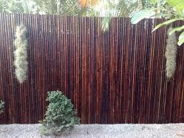 large bamboo fences