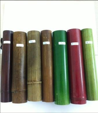Bamboo poles color