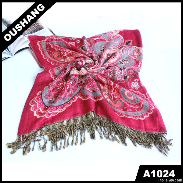 2013 New Design Colorful Paisley Women Scarfs-A1024