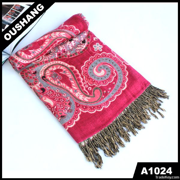 2013 New Design Colorful Paisley Women Scarfs-A1024