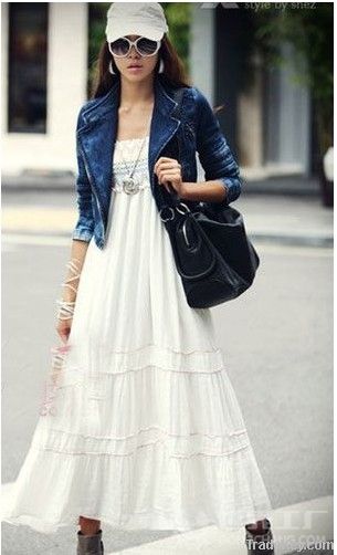 Latest Style Ladies Fashion Long Skirts