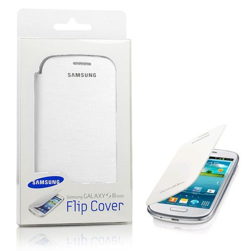 GENUINE FLIP COVER CASE FOR GALAXY S3 MINI I8190 EFC-1M7FWEGSTD