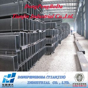 MS Carbon Black Steel Square Tube/Galvanized /Pre Galvanized Square Tu