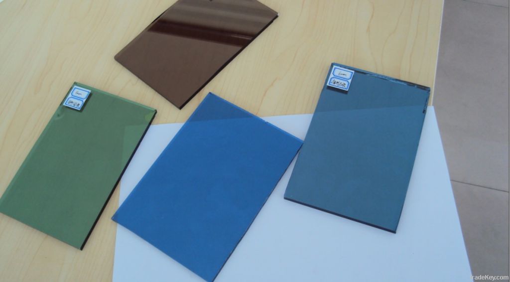 Dark blue, dark green, bronze reflective glass with ISO certification