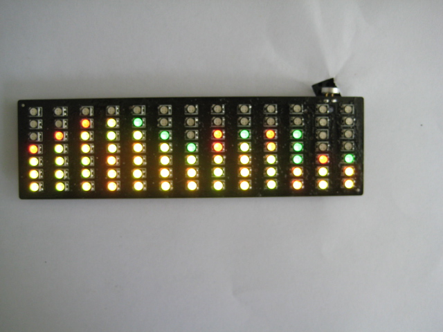 led buckle/ equalizer buckle /led music badge