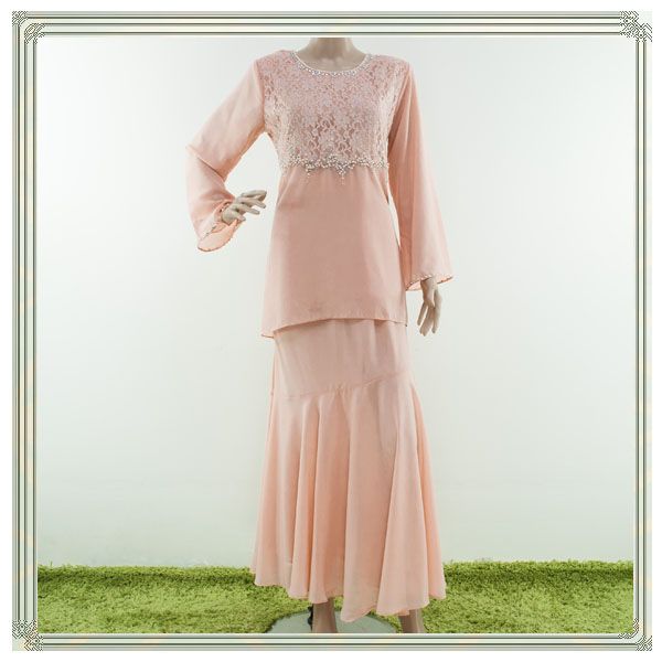 Elegant beading chiffon baju dresses