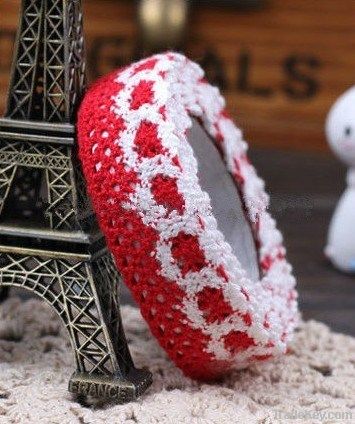 Colorful fabric lace tape for DIY and decoration