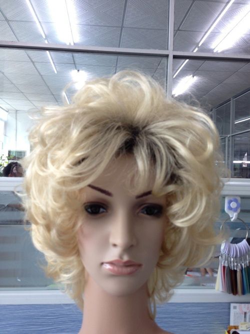 new designer blond afro wigs synthetic from China