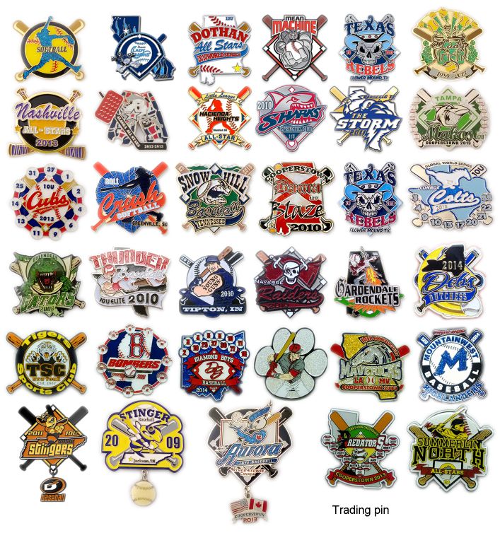 Baseball Trading Pin