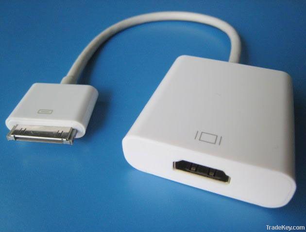 iphone4 4s ipad to hdmi cable for apple product