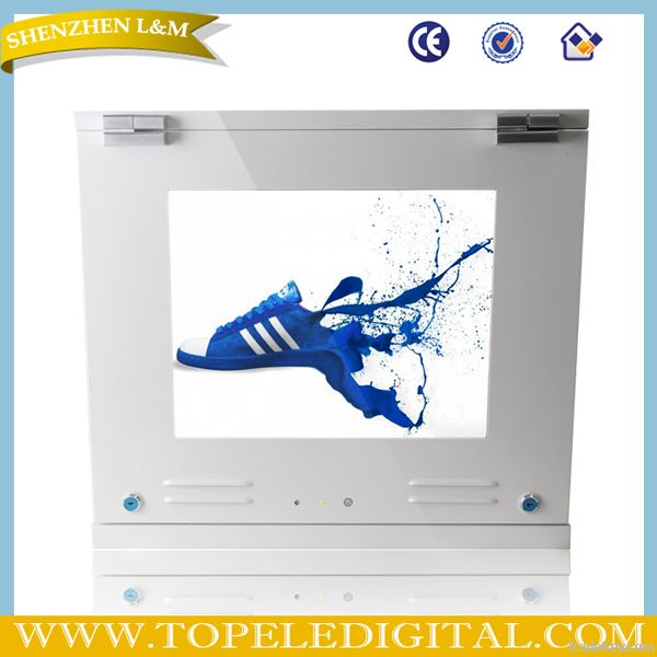 17inch 1, 000nits dual-screens advertising player