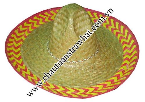 Mexican straw hat, sombrero straw hat