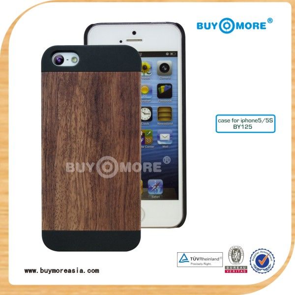 wholesale cheap diy handmade wooden case for iphone 5s accepted paypal