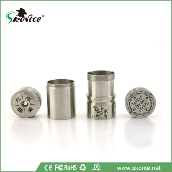 China Supplier Supply Hot 26650 FGG Mod Stainless Brass Clone Mechanical Mod