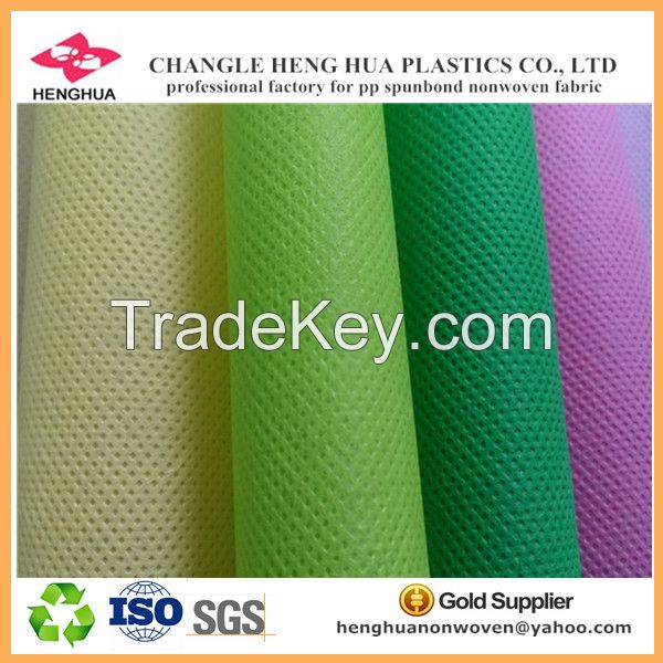 China factory direct 100% pp spunbond nonwoven fabric rolls