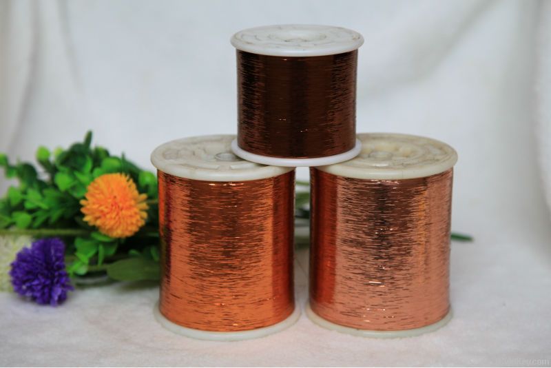 m type metallic yarn, gold thread, silver thread for knitting, weaving, ribbon, laces, lables