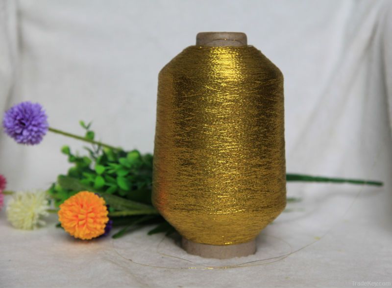 mx type metallic yarn for knitting, weaving, socks