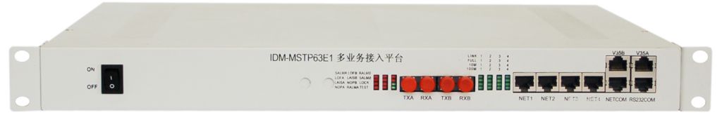 Modular 63E1 2STM-1 1310nm SDH fiber optical transmitter and receiver IDM MSAP155-63E1