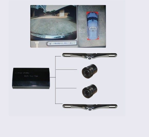 The best-selling 360 degree bird view system for car reversing aid