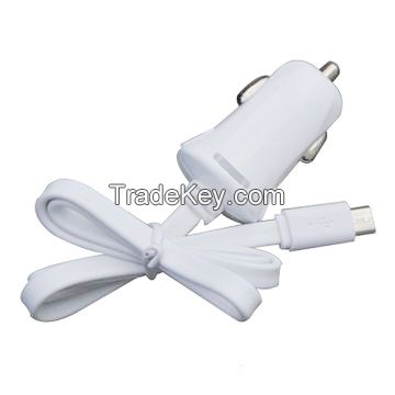 1A car charger with micro cable 0.5M