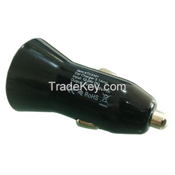 3.1A car charger with double usb output