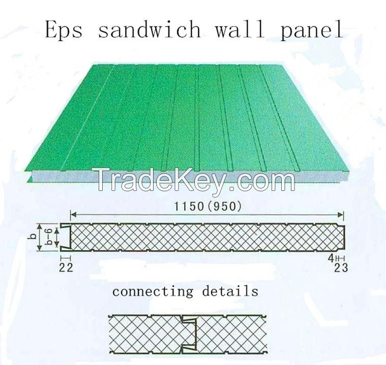 eps sandwich wall panel  eps sandwich panel