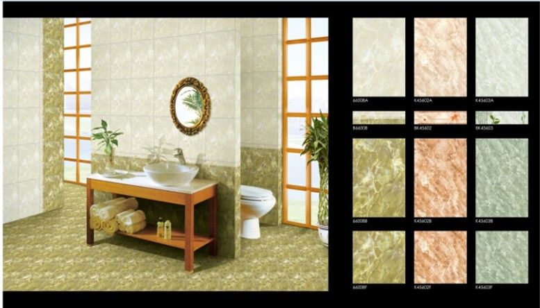 Colorful wall tile for bathroom, 30x60 ceramic tile