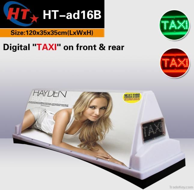 New LED taxi car top advertising lamp