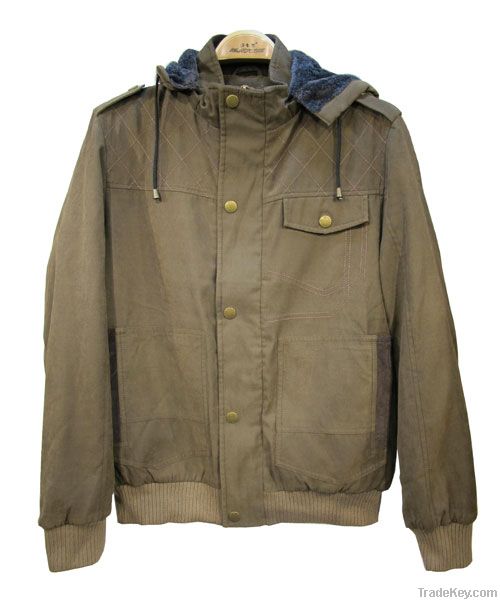 Zipper Up Cotton Denim Quality Men Winter Jacket Wholesale NO MOQ