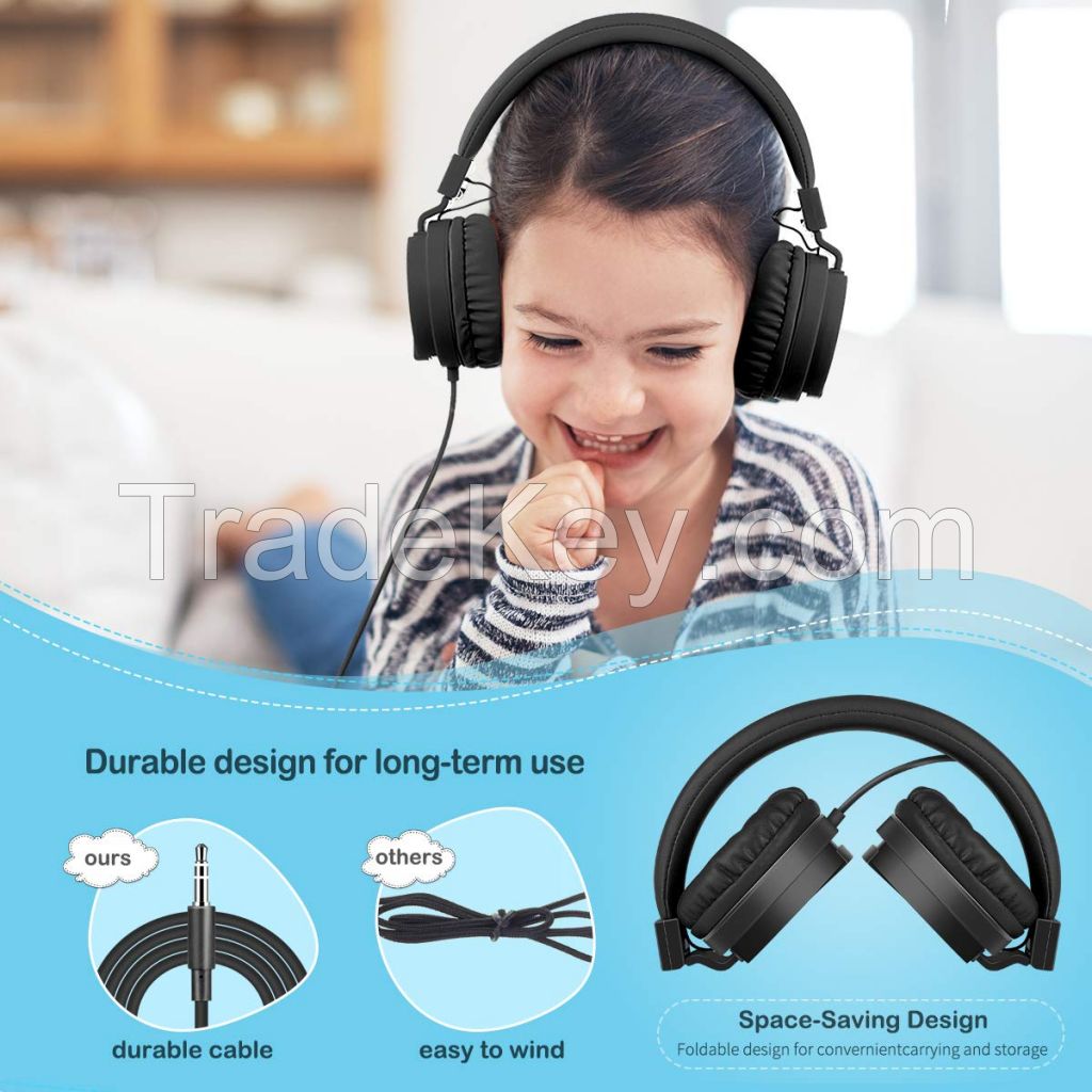 Wired Headphone Bass headset stereo Foldable 3, 5mm AUX for phone MP3 MP4