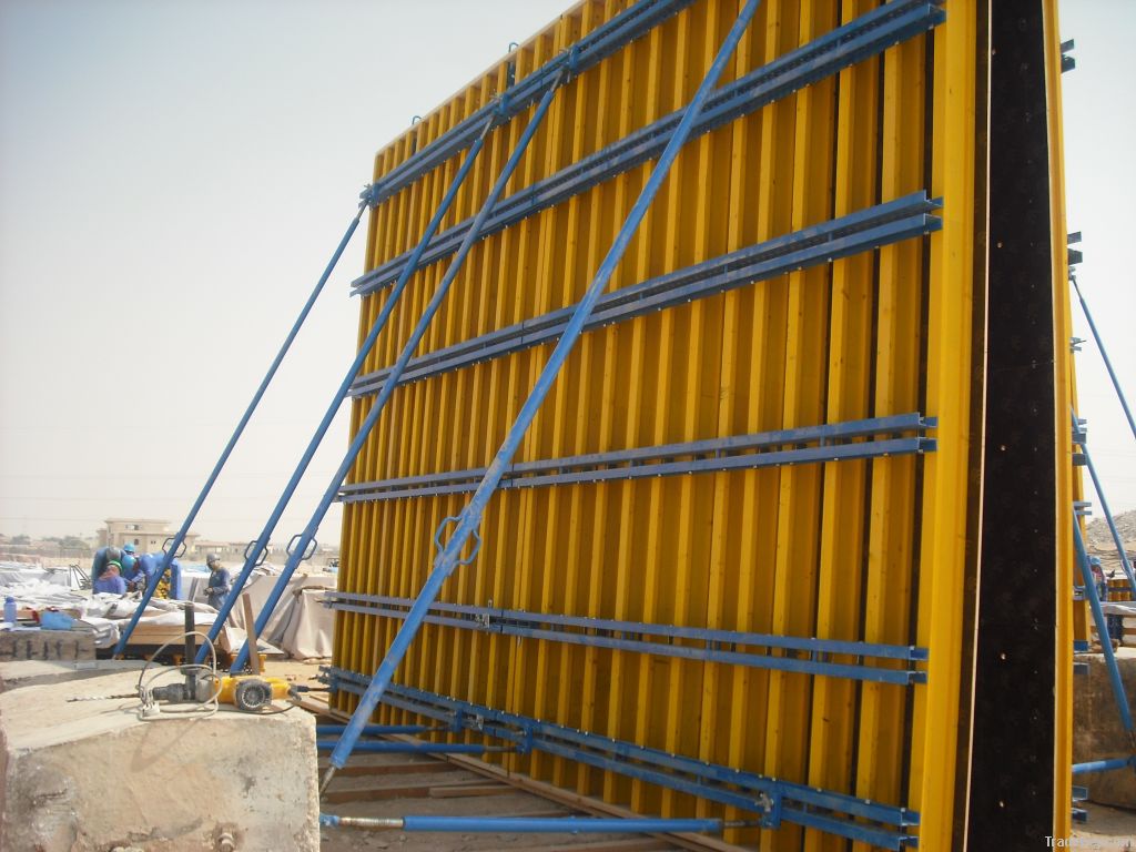 Custom High Security H20 Timber Beam Formwork for Straight Concrete Wa