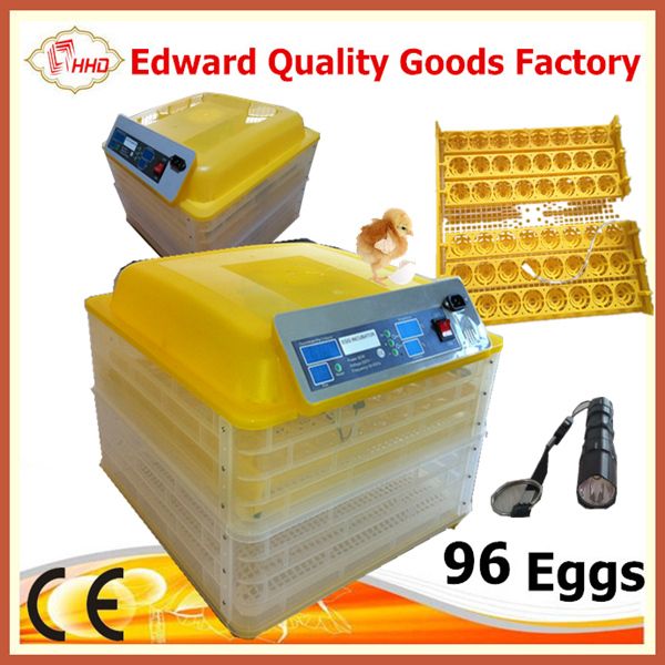 CE Approved Full Automatic Cheapest chicken egg brooder  EW-96 for sale