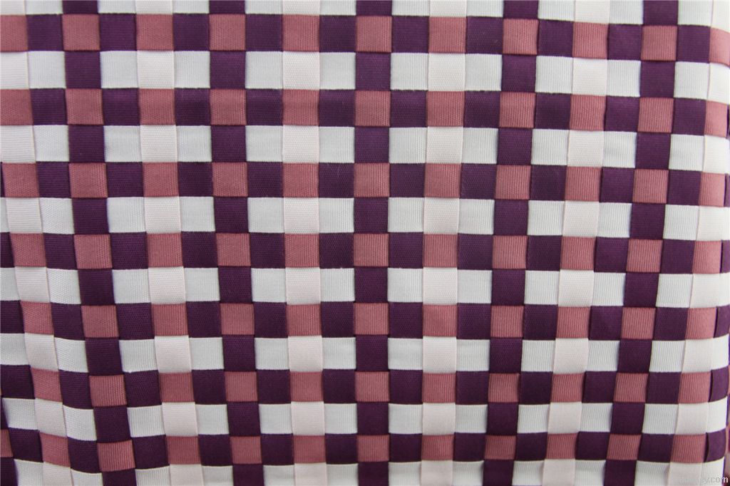 100% poyester/cotton/nylon ribbon fabric