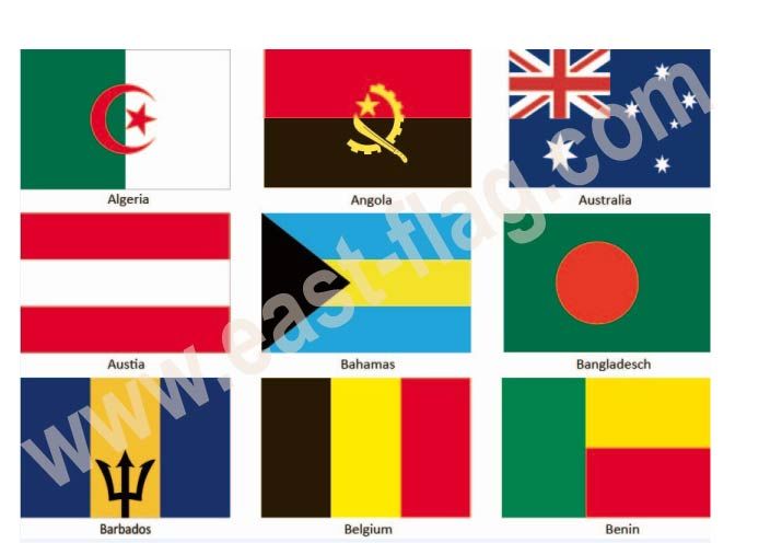 National flags 
