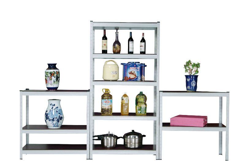 slotted angle shelf rack , boltless/rivet shelf , light duty shelf rack 