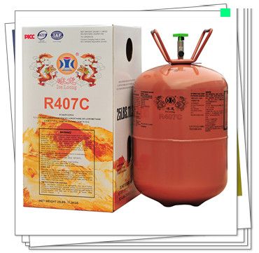 Mixed refrigerant gas r407C producing by manufactory