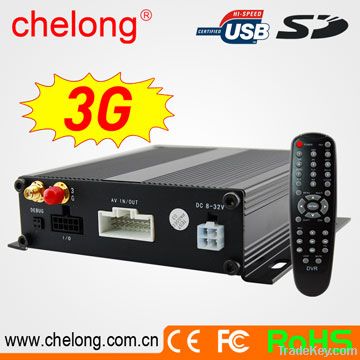 bus truck surveillance system GPS/GPRS/3G 4ch mobile dvr gps