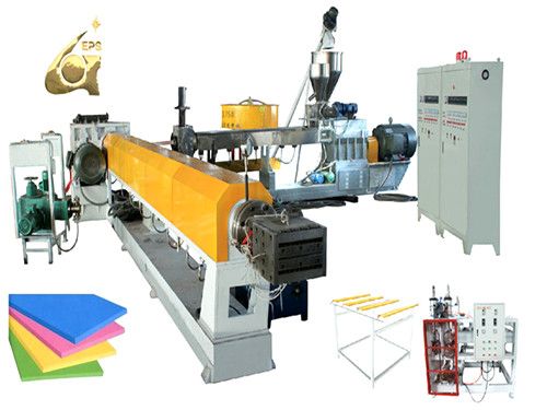 Extruded board production line